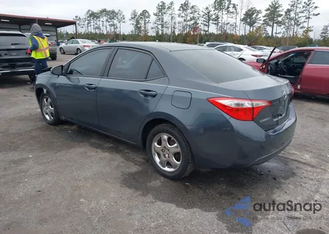 2014 Toyota Corolla Le z USA, uszkodzony, nr VIN 2T1BURHE3EC226791